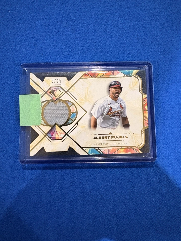 Parche de camiseta usada Diamond Icons Albert Pujols 2025 juego/25 Foto 1 de 2