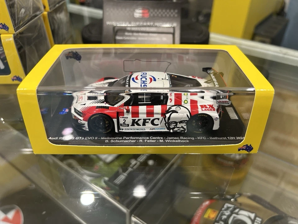 1:43 Audi R8 LMS GT3 MPC - Jamec Racing KFC #2 2024 Bathurst 12 Hour (SP620) - image 1 of 4