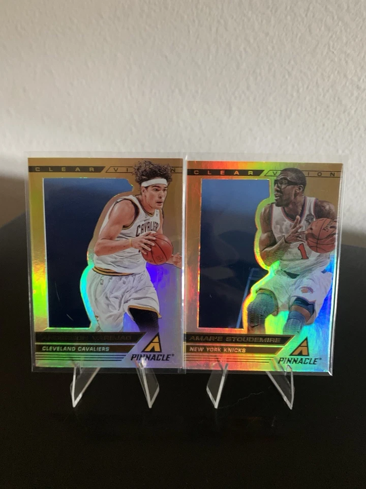 2013-14 Panini Pinnacle Clear Vision Amare Stoudemire & Anderson Varejao - Image 1 of 2