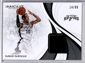 2018-19 Panini Immaculate Collection Materials DeMar DeRozan Jersey 1 color - Picture 1 of 2
