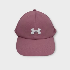 Gorra Under Armour para mujer talla única rosa elixir logotipo envolvente recortada nueva - Imagen 1 de 13
