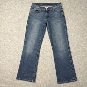 Lucky Brand Dungarees Women's 8 Blue Rider Fit Relaxed Long Length Denim Jeans - Bild 1 von 9