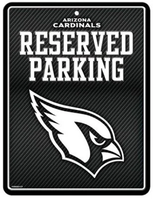 Letrero de pared de novedad de estacionamiento de metal Arizona Cardinals diseño de fibra de carbono 8,5 x... Foto 1 de 3
