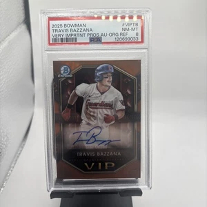 Bowman-#VIP-TB 2025 Travis Bazzana “Very Important Prospect” naranja automático 6/25 - Imagen 1 de 2