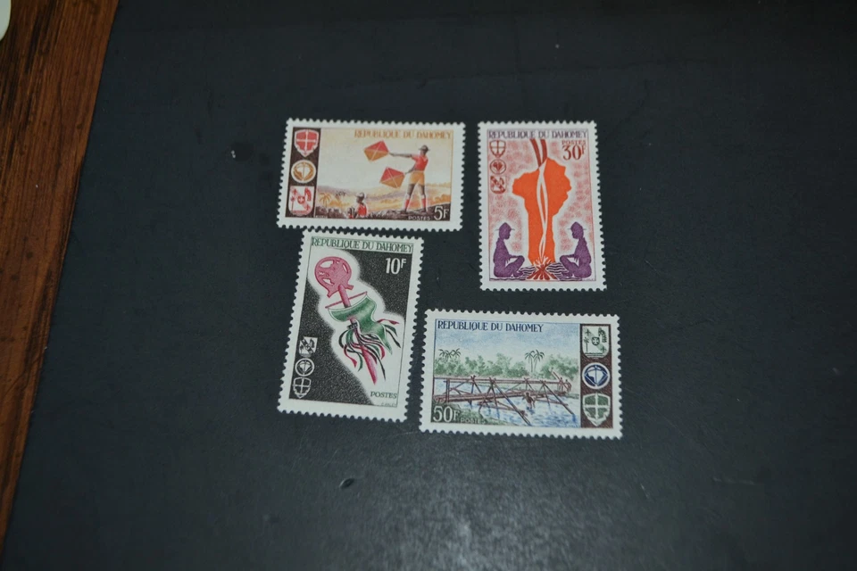 DAHOMEY SCOTT #222-225 BOY SCOUTS MNH JUEGO DE 4 Foto 1 de 1