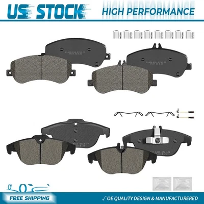 Kit de pastillas de freno de disco cerámicas delanteras y traseras para Mercedes-Benz GLK350 2009 2010-2015 Foto 1 de 4