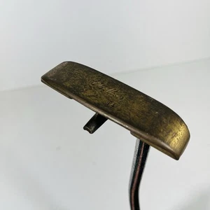 Old master T4 putter U.S.A eagle brass Vintage Rare 35" original grip - Picture 1 of 11
