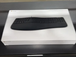 Zupełnie nowa zapieczętowana ergonomiczna klawiatura Microsoft HISZPAŃSKI układ. LXM-00003 - Zdjęcie 1 z 3
