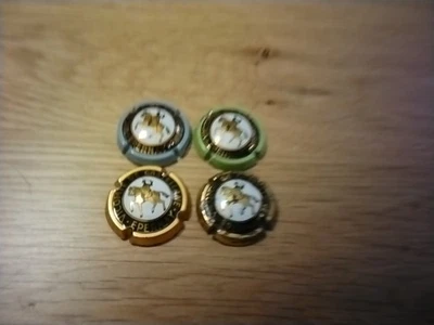 4 Capsules De Champagne De Castellane Anciennes - Photo 1/3