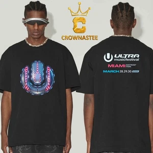 Ultra Music Festival Miami 2025 Bayfront Park March 28 29 30 Two Sided T Shirt - Picture 1 of 3