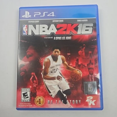 NBA 2K16 Playstation 4 PS4 Anthony Davis CIB Clean Disc Free Shipping  - Image 1 of 4
