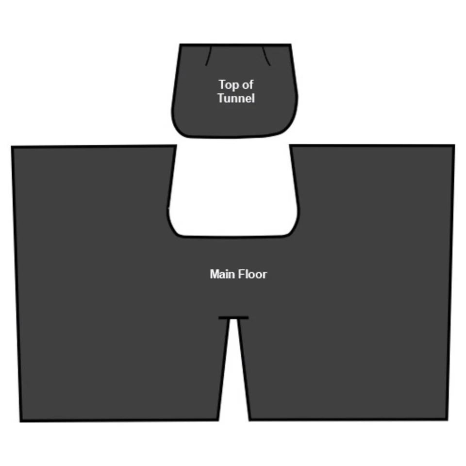 Amortiguador de sonido para Dodge D200 Series 1964-1967 troquelado EVA completo 2 piezas Foto 1 de 4