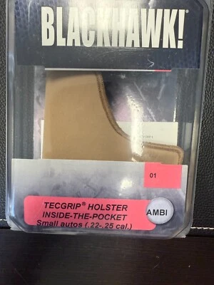 BlackHawk Techgrip Pocket Holster, 40TP01CT, Coyote (.22/.25) 40TP01CT - Image 1 of 2
