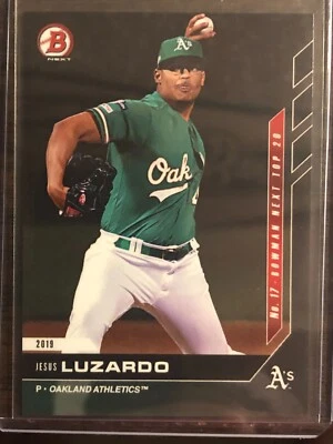 2019 Topps Bowman Next #T17 Jesus Luzardo Oakland Athletics - Image 1 of 2