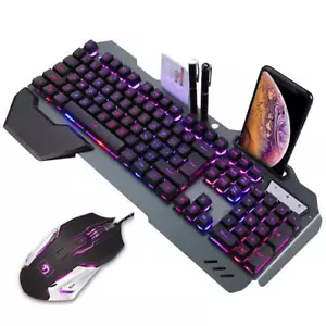 K618 Tastiera da Gioco Meccanica Feel e Modalità RGB Retroilluminazione Tastiera Cablata - Foto 1 di 10