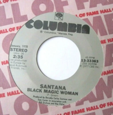SANTANA * 45 * She's Not There * 1977 * MINT UNPLAYED * HALL of FAME RI - Image 1 of 2