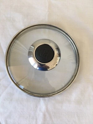 Paula Dean Perilla Negra de Repuesto 5 1/2 Pulgadas Borde Vidrio Tapa de Repuesto Foto 1 de 4