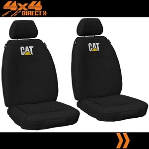 FUNDA DE ASIENTO DE LONA CATERPILLAR CAT PERSONALIZADA 1 FILA PARA TOYOTA HIACE 80-82 - Imagen 1 de 8
