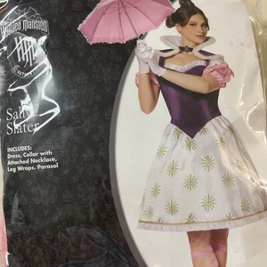 Disney haunted mansion sally slater wallpaper costume dress collar necklace L - Picture 1 of 1