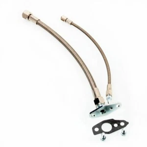 TRITDT Fits TOYOTA CT12 CT20 CT26 Turbo Oil Feed and Drain Line Kit 4AN / 8AN - Picture 1 of 2