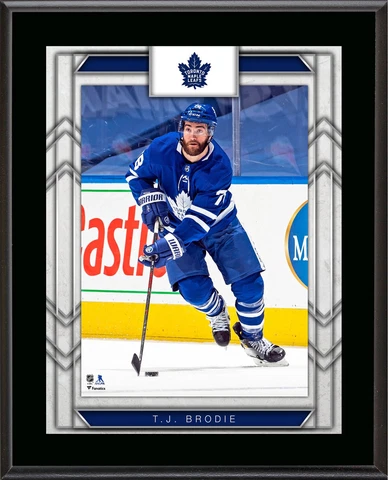 T.J. Brodie Toronto Maple Leafs 10.5" x 13" Player Plaque Cover