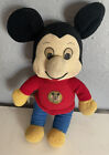 Vintage 1976 Knickerbocker Walt Disney Mickey Mouse 14" Stuffed Animal Plush