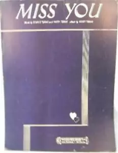 Vintage Sheet Music Miss You 1938 - Picture 1 of 2