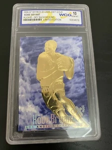 KOBE BRYANT ROOKIE CARD 23K GOLD AUTO LA Lakers Graded GEM Mint 10 Rare HTF - Picture 1 of 2