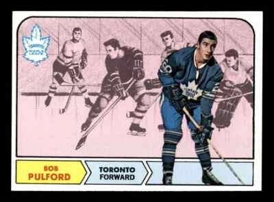 1968 Topps #129 Bob Pulford - NM-MT - Image 1 of 2