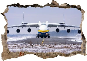 Ukraine Antonov AN-225 Plane  3d Mural Wall View Sticker Poster Decal z768 - Picture 1 of 1
