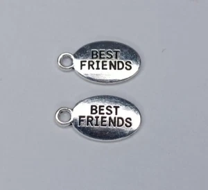 Best Friends Metall Charms für Armband oder Halskette 2 Charm Set - Bild 1 von 6