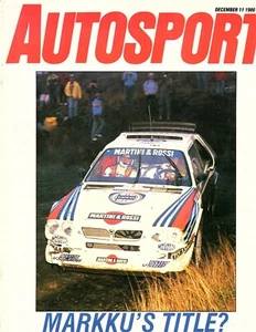 Autosport Marku Alen Lancia Delta S4 vince Olympus Rally USA 1986 - Foto 1 di 1
