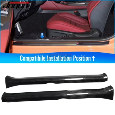 Moldura de tira de umbral de puerta de carrocería lateral para Lexus RC XC10 RC300h RC350 F Sport 15-18 Foto 1 de 4