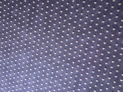 Seneca Falls quilt fabric by Moda 7978-15 small print on brown/purple background - Image 1 of 4