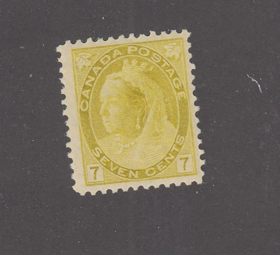 CANADA # 81 VF-MNH QIVCTORIA 7cts NUMERAL ISSUE CAT VALUE $900 - Image 1 of 1