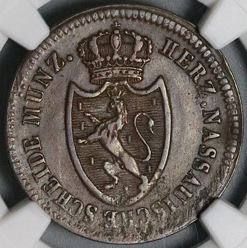 1809 NGC XF 45 Nassau 1 Kreuzer Weilburg Usingen German Coin POP 1/0 (22060201C) - Image 1 of 4