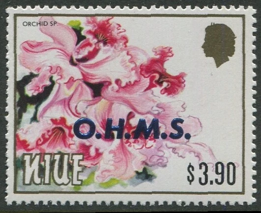Niue OHMS 1985 SGO13 $3.90 Orchid MNH - Image 1 of 1