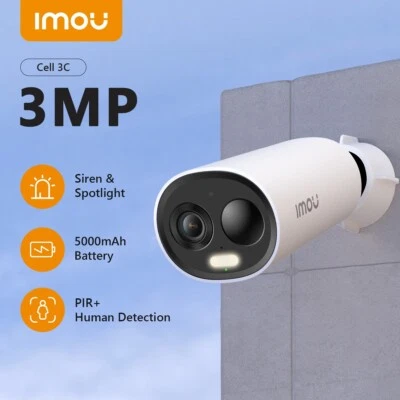 Imou 2K Security Camera Rechargeable Battery Outdoor Wireless WIFI  IP66 3MP - Image 1 of 4