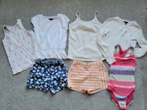 Lot of 8 Gap Girl's Spring Summer Size 10 Shorts Skort Swimsuit Set Watermelon