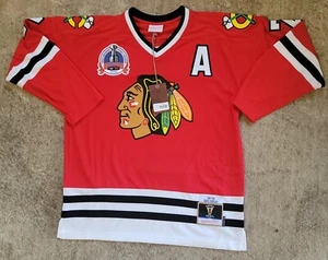 NWT Mitchell & Ness Chicago Blackhawks CHRIS CHELIOS Red Retro 91-92 Jersey MENS - Picture 1 of 4