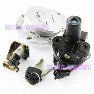 Juego de bloqueo de tapa de combustible llave interruptor de encendido para Honda CBR1100XX 1996 1997 1998 - Imagen 1 de 5