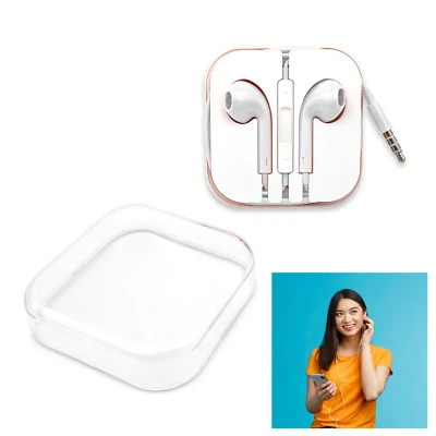 Cuffie Auricolari con Filo Stereo Jack 3.5mm per Samsung Huawei Xiaomi Apple - Image 1 of 4