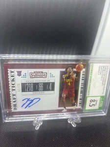2019-20 Panini Contenders Draft Picks Ticket Kevin Porter Jr. AUTO /25 CGC 8.5 - Picture 1 of 2