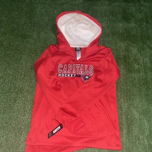 Washington Capitals Mädchen Sweatshirt Größe XL 14/16 Logo NHL Hockey NEU Neu mit Etikett - Bild 1 von 3