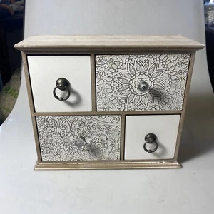 DRAWER STORAGE JEWELRY BOX 9”x 11” x 4 1/2” - Picture 1 of 14