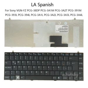 Teclado para computadora portátil SP para Sony VGN-FZ PCG-38DP PCG-3A1M PCG-3A2T PCG-391M PCG-393L - Imagen 1 de 3