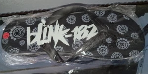 Blink 182 Band Sandels Flip Flops shoes concert tour t shirt cd lp S Small - Picture 1 of 2