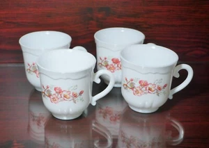 De colección ARC Arcopal Florentino Cerezo Florentino Vaso de Leche Francia Set 4 Tazas - Imagen 1 de 16