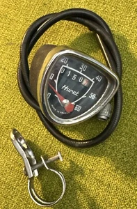 Vintage HURET Speedometer Odometer 150.7 Miles w/ Hub Drive Cable - Picture 1 of 5