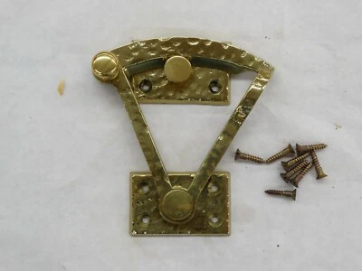 De colección. Cuadrante de puerta holandesa de latón pulido martillado # 3100 LH estándar de bronce nuevo de stock Foto 1 de 4